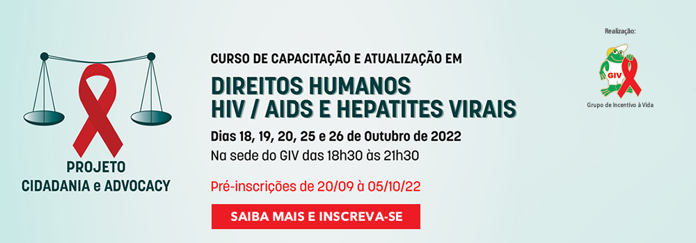 Curso de capacitaÃ§Ã£o e atualizaÃ§Ã£o em Direitos Humanos, HIV/Aids e Hepatites Virais